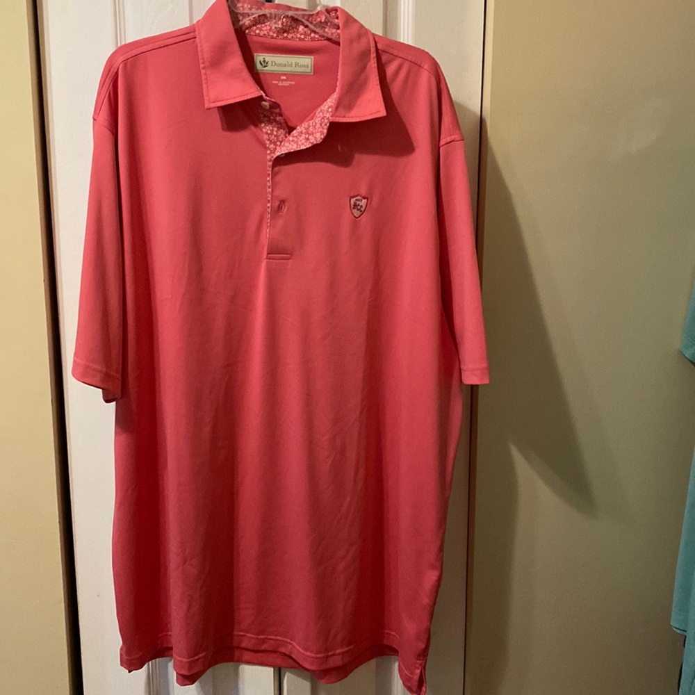 Donald Ross, golf shirt, size XXL, hardly worn, embroidered